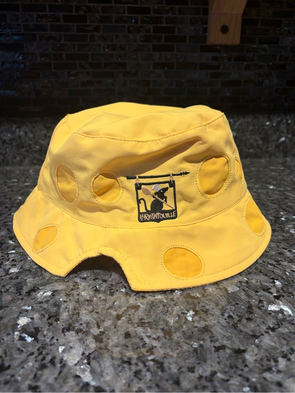 Disney Parks Ratatouille Remy Cheese Bucket Hat Yellow OS Collectible Epcot